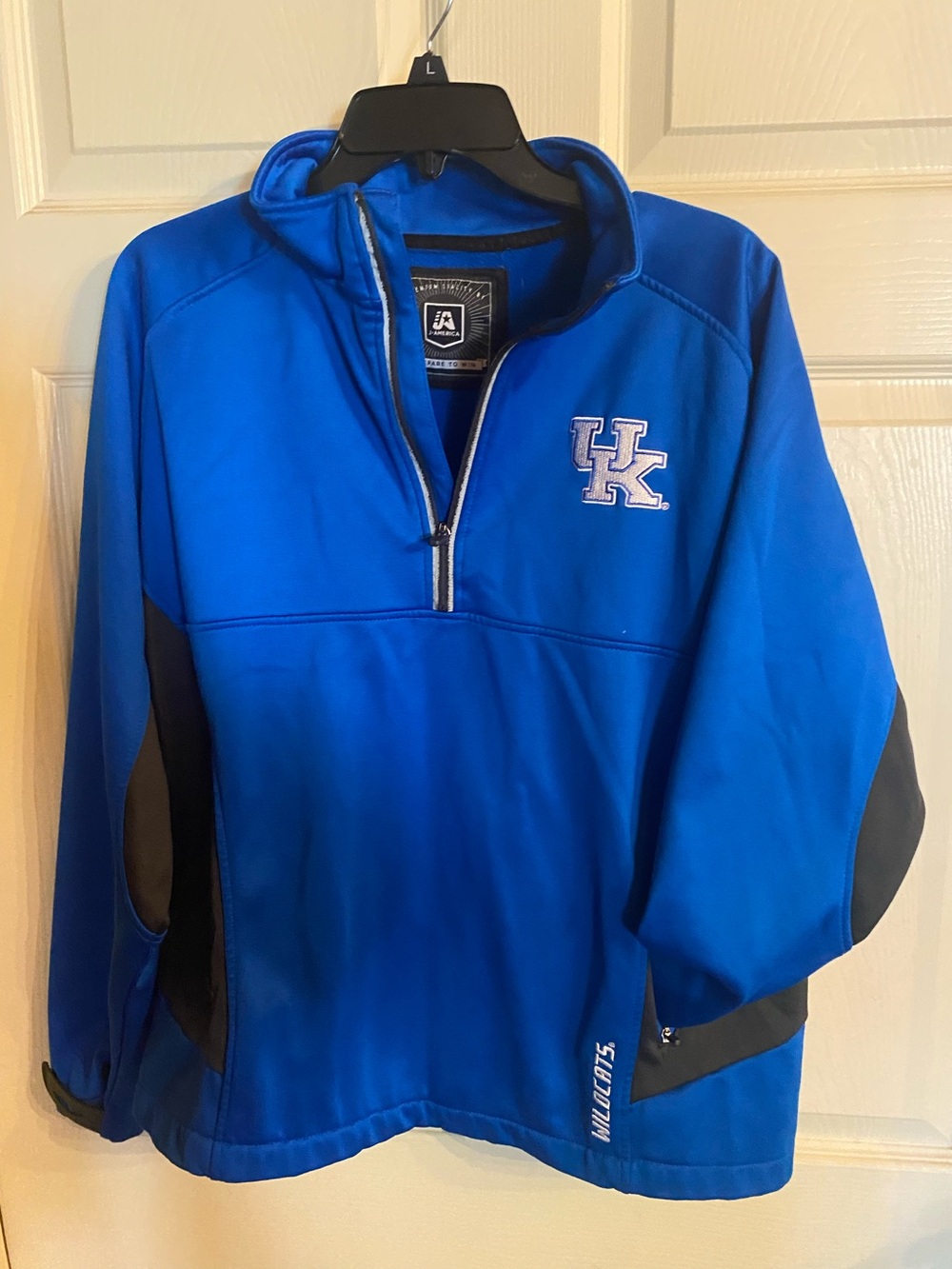 Men’s medium University of Kentucky Blue Quarter-Zip Pullover Jacket - Wildcats